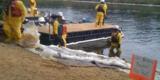 Mobile Barge and Marine Clean Up Activity